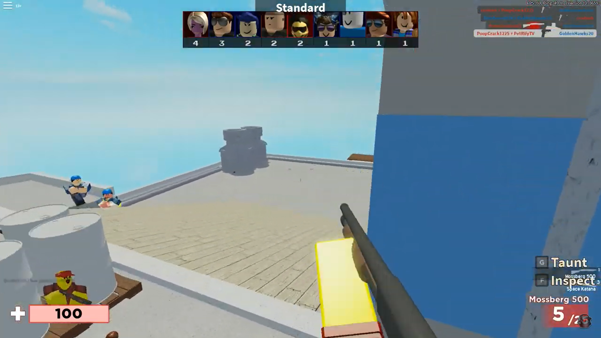 Arsenal gameplay